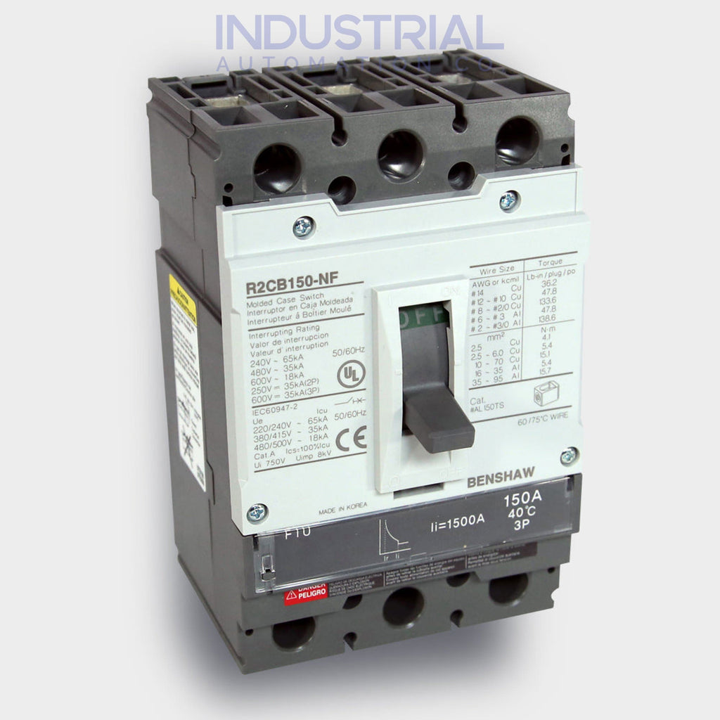 Circuit Breaker 100 A - 150 Frame 3P 600 VAC, EH-Extra High Fault, FTU Trip Unit, 100 KAIC Interrupt at 480 VAC